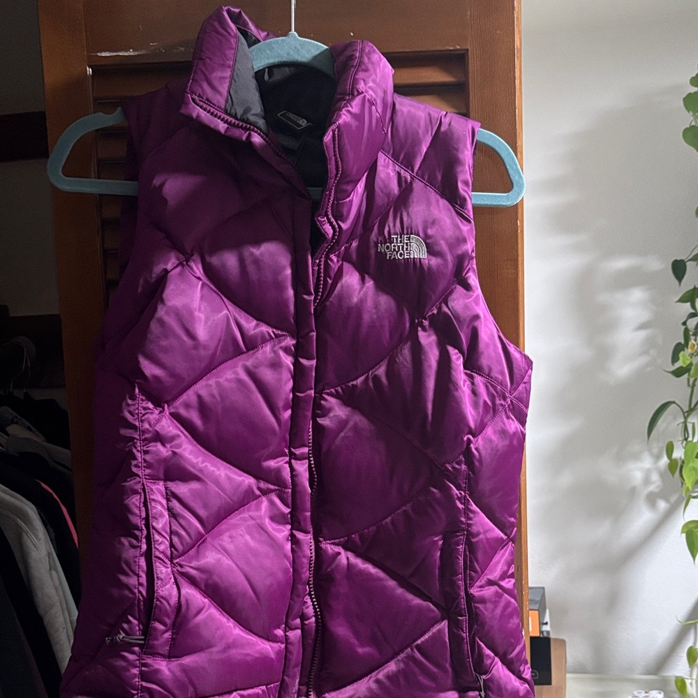 The North Face Magenta Quilted Vest